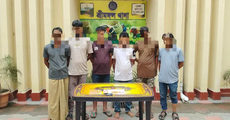 গ্রেপ্তার ছয় আসামি